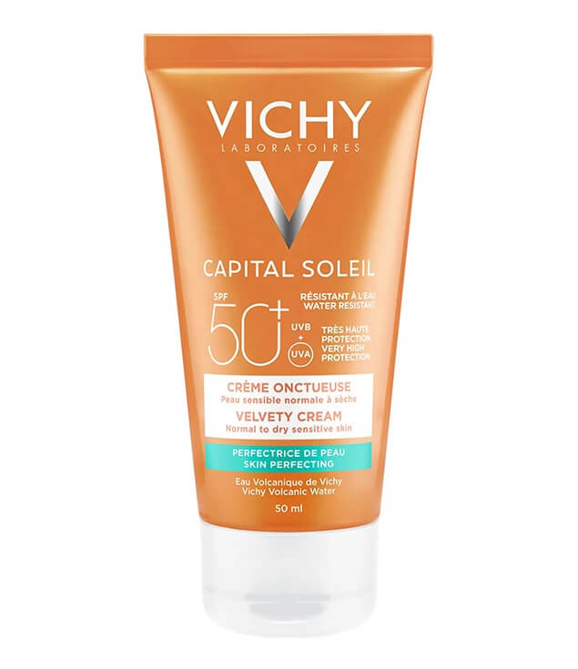 VICHY | CAPITAL SOLEIL VELVETY CREAM SKIN PERFECTING SPF50+